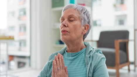 Yoga,-namaste-meditation-and-woman-breathing