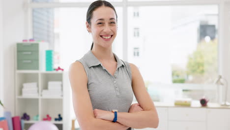 Smile,-confidence-and-portrait-of-woman-in-office