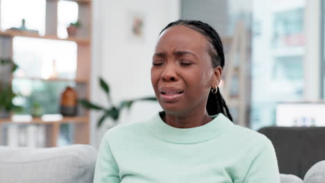 Sneeze,-cough-and-sick-black-woman-with-tissue