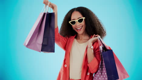 Luxury,-shopping-bag-and-happy-with-woman