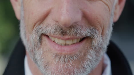 Close-up-portrait-mature-man-smiling