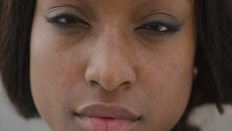 Portrait-serious-african-american-woman-looking-at-camera