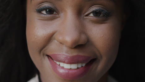 Portrait-happy-african-american-woman-smiling
