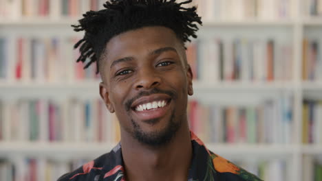close-up-confident-african-american-man-student-laughing-successful-black-male-funky-hairstyle-looking-happy-expression-slow-motion