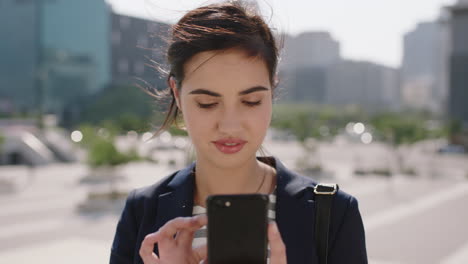 close-up-portrait-of-beautiful-young-woman-intern-texting-browsing-using-smartphone-social-media-app-enjoying-relaxed-urba-ncity-lifestyle
